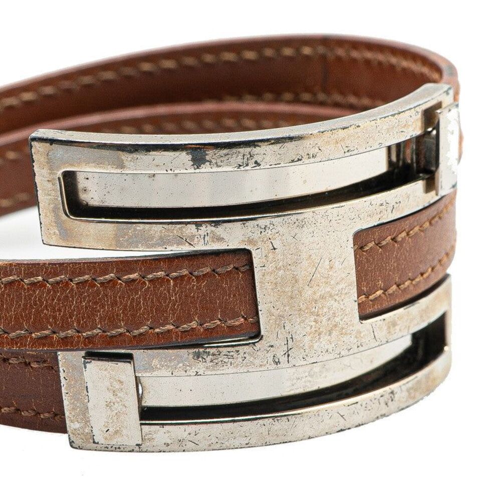 Hermes Pous Pous Leather Bracelet - Picture 4 of 8